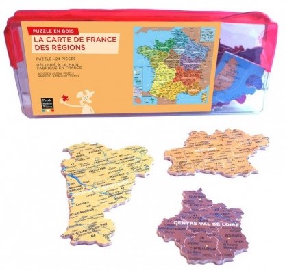 Puzzle carte des régions de France PMW